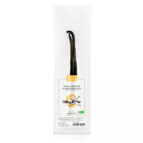 Gousses de Vanille Bourbon de Madagascar BIO - Qualité Noir Gourmet