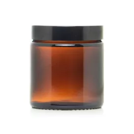 Pot en verre ambré