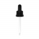 Pipette compte-gouttes en verre pour flacon verre 100 mL