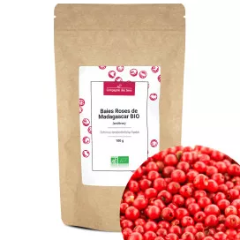 Baies roses de madagascar bio