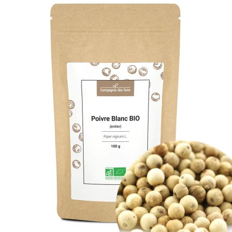 Poivre blanc BIO - Grains entiers