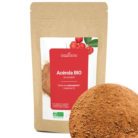 Acérola BIO (en poudre) - riche en vitamine C