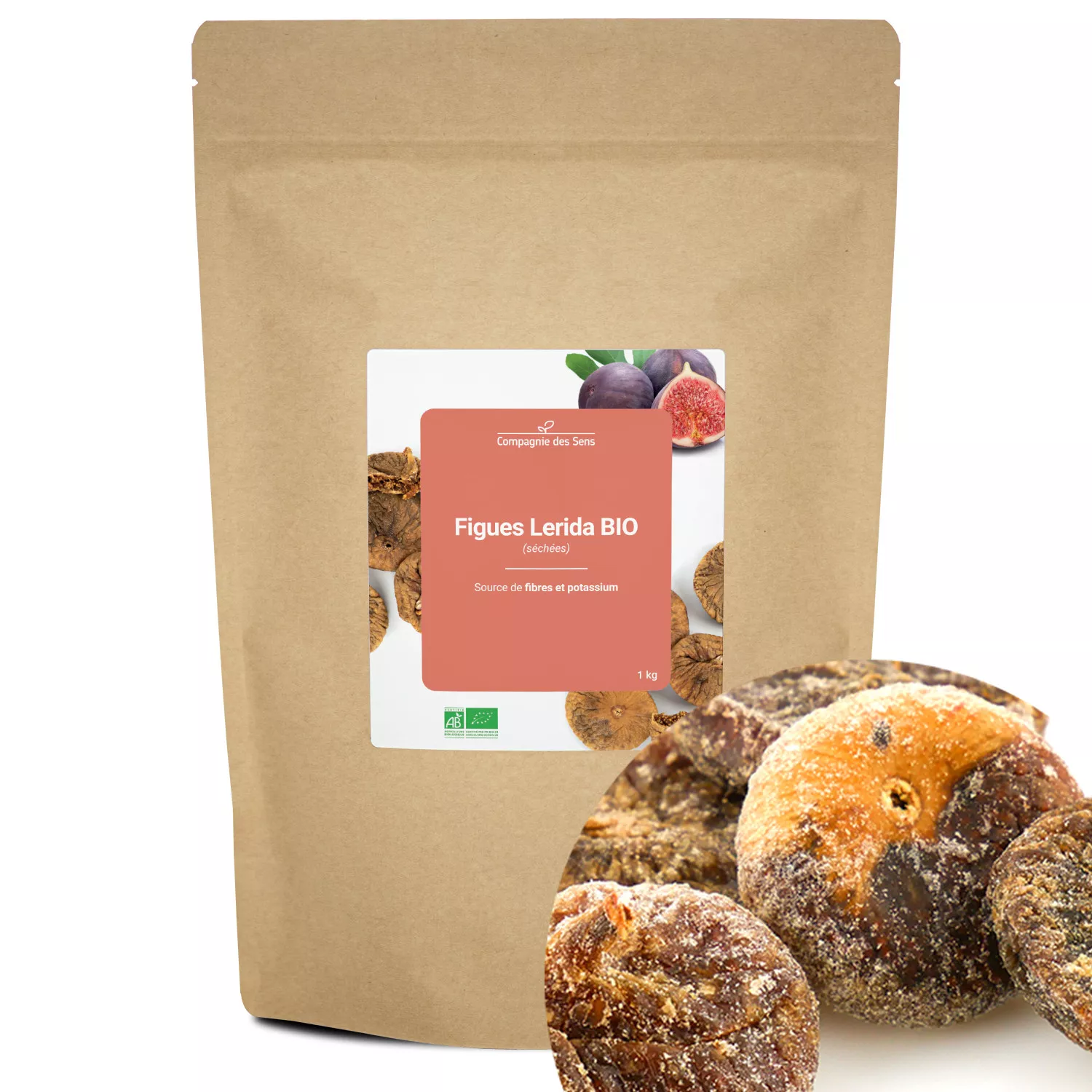 Figues Lerida BIO (séchées) - source de fibres et potassium