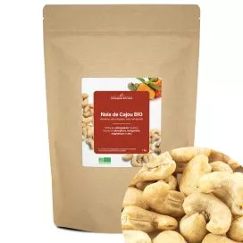 Noix de Cajou BIO (entières, sans sel ajouté)
