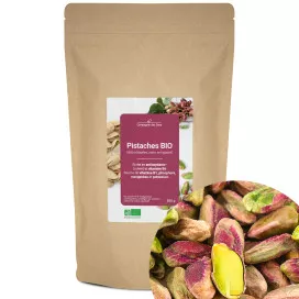 Pistaches BIO (décortiquées, sans sel ajouté)
