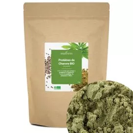Protéines de chanvre de bretagne bio (en poudre)