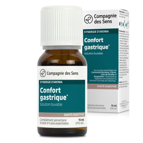 CONFORT GASTRIQUE - Huiles essentielles en solution buvable