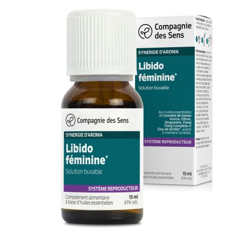 LIBIDO FÉMININE - Huiles essentielles en solution buvable