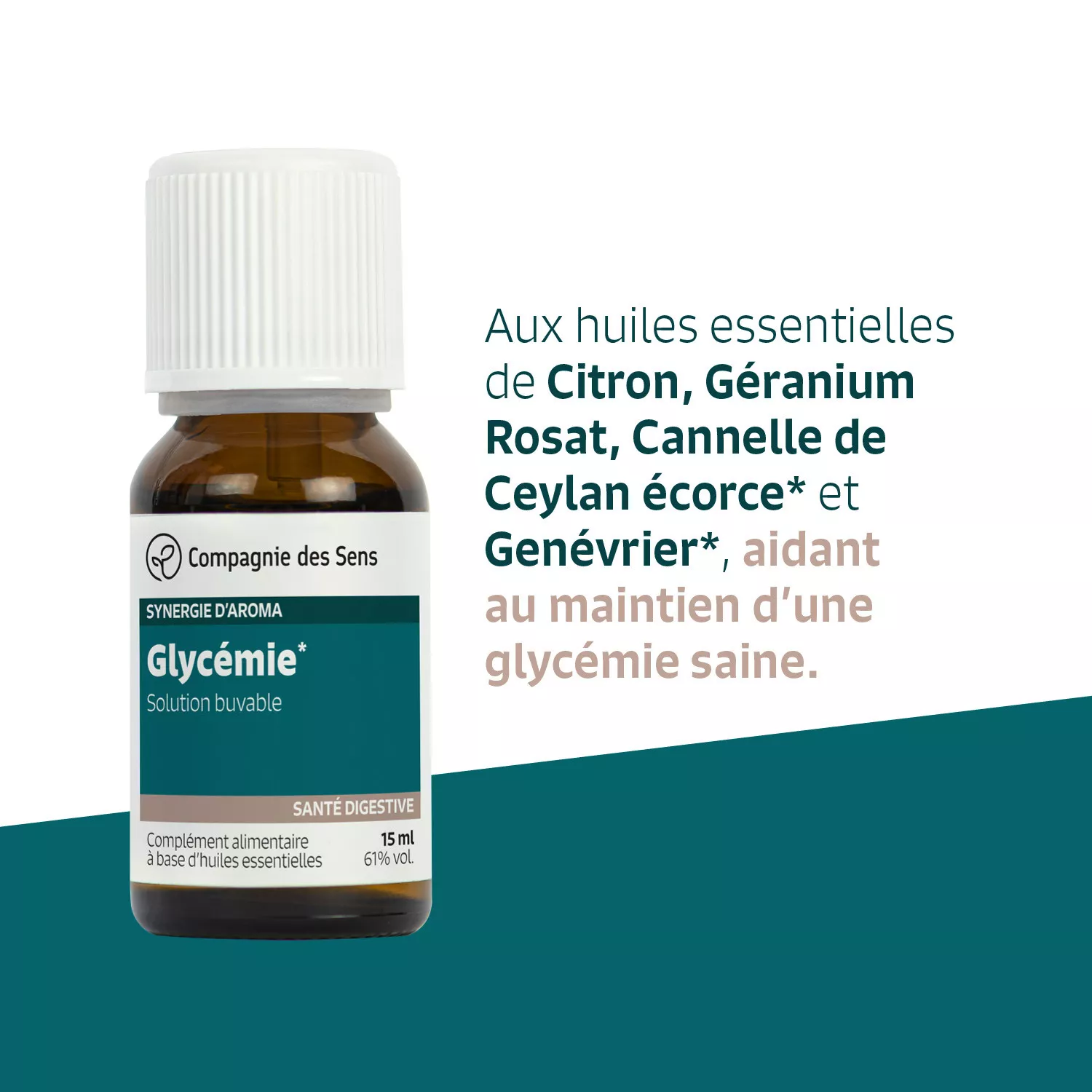 GLYCÉMIE - Huiles essentielles en solution buvable