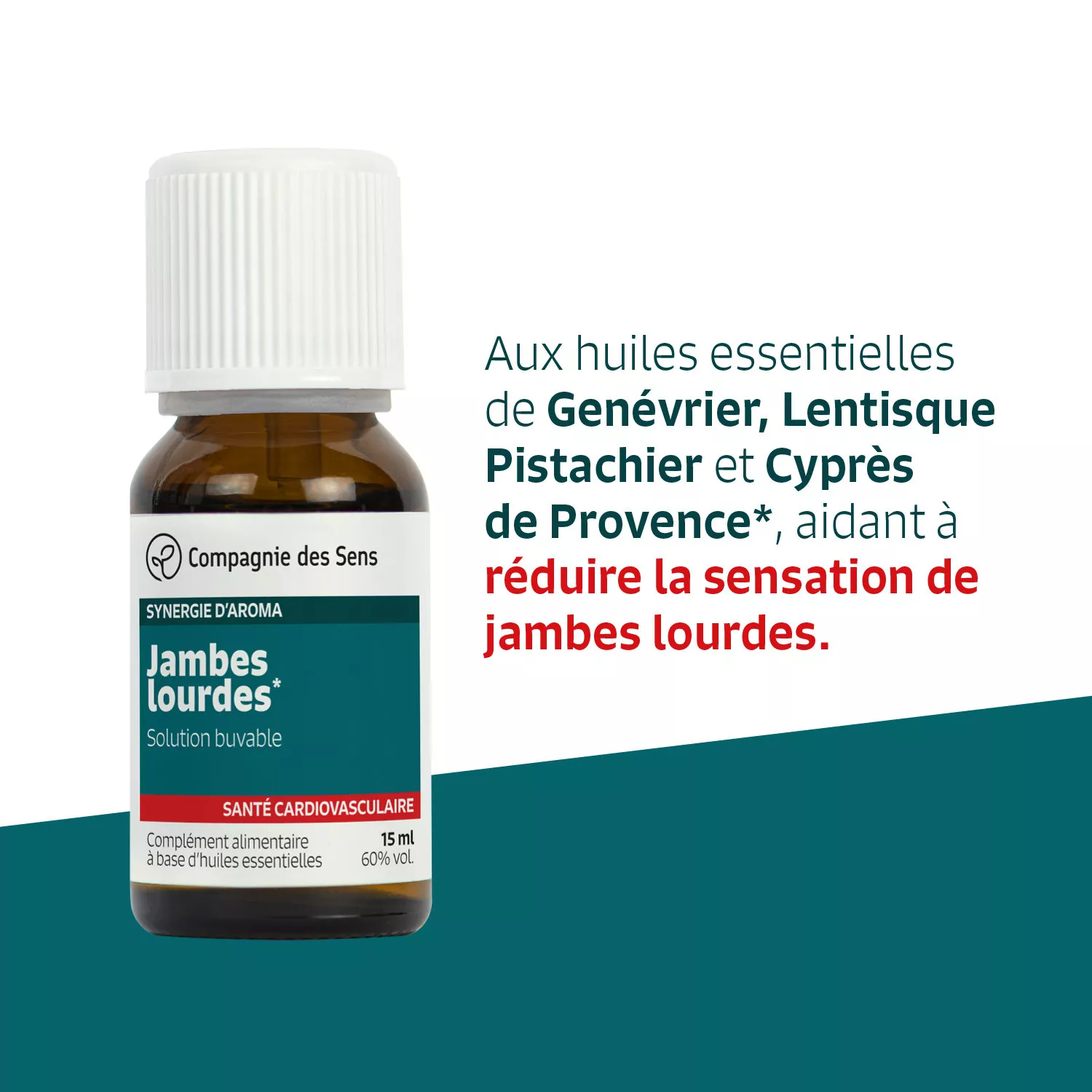 JAMBES LOURDES - Huiles essentielles en solution buvable