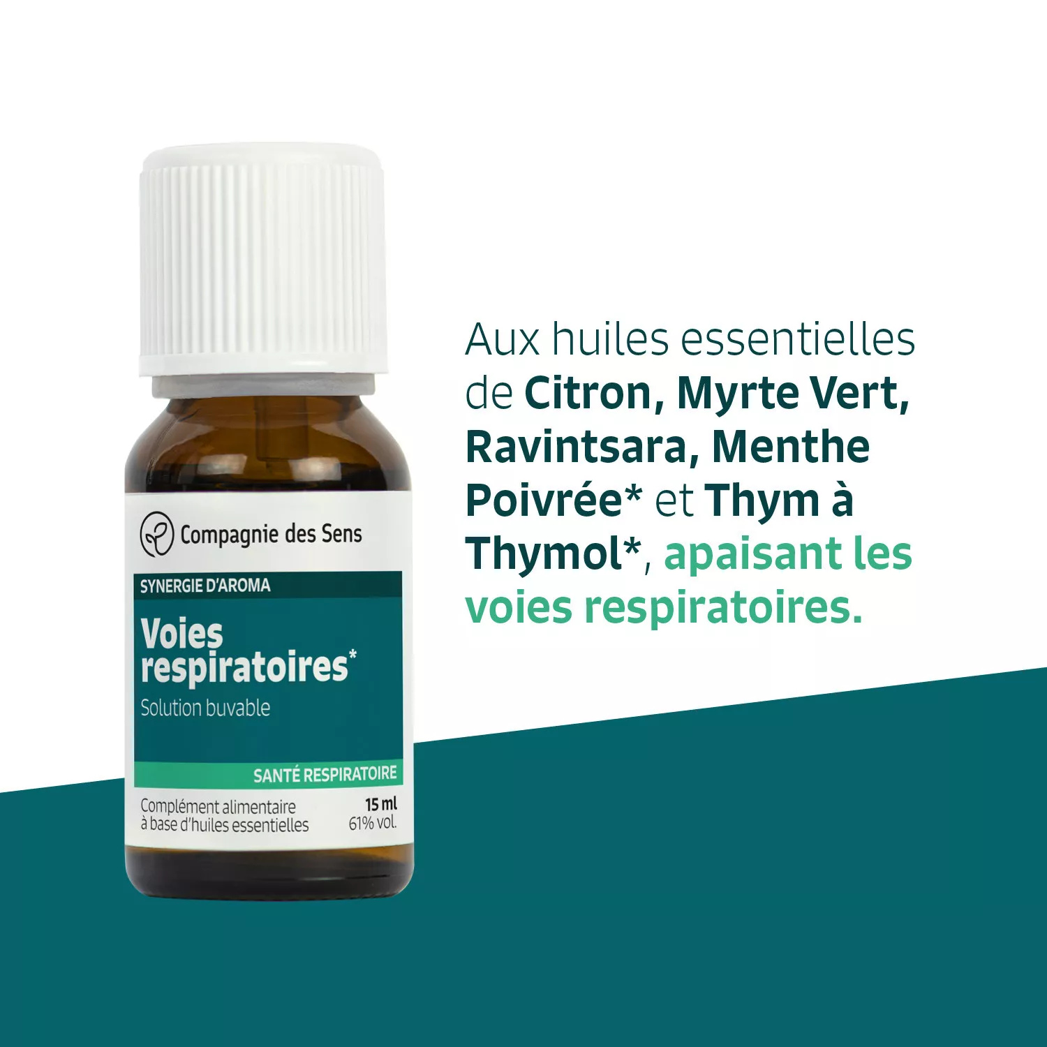 VOIES RESPIRATOIRES - Huiles essentielles en solution buvable