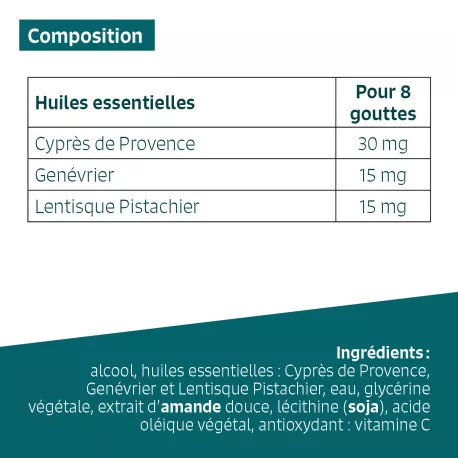 JAMBES LOURDES - Huiles essentielles en solution buvable
