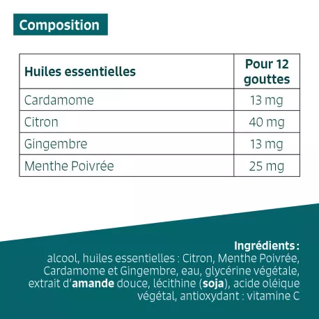 MAL DE MER - Huiles essentielles en solution buvable