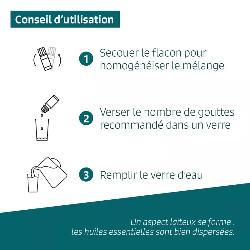 IMMUNITÉ - Huiles essentielles en solution buvable