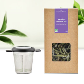 Infuseur à tasse + verveine odorante bio 