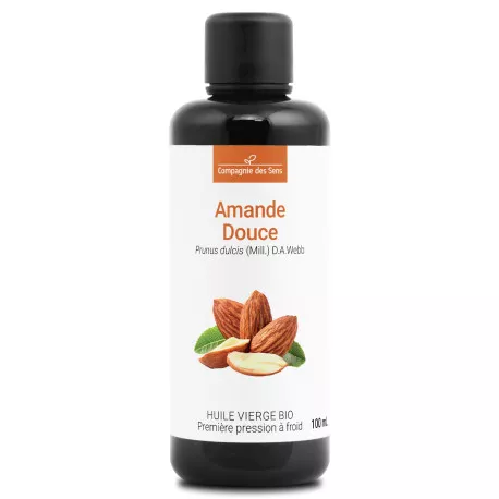 Amande Douce - Huile Végétale Vierge BIO - Flacon en verre