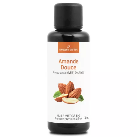 Amande Douce - Huile Végétale Vierge BIO - Flacon en verre