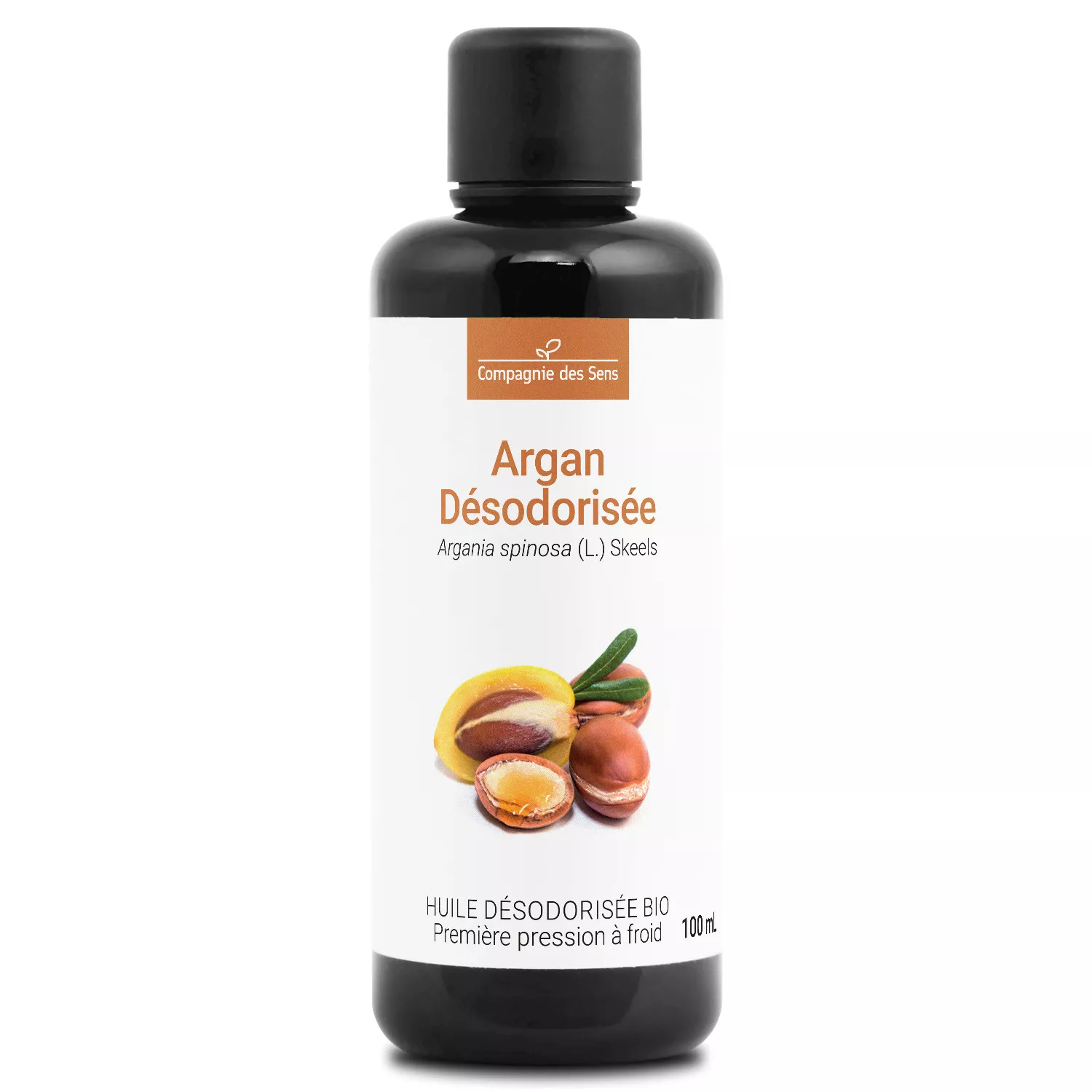 Argan désodorisée du Maroc - Huile Végétale Vierge BIO - Flacon en verre