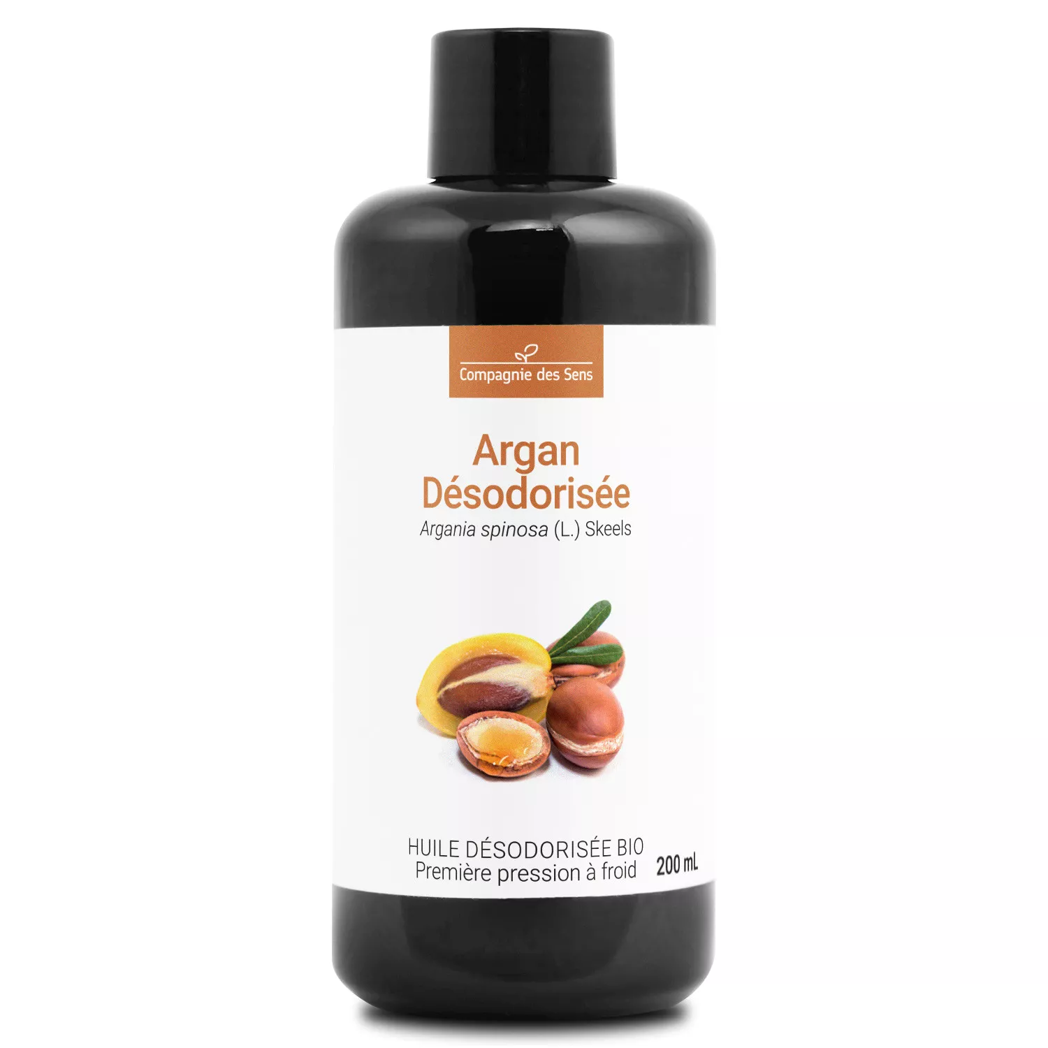 Argan désodorisée du Maroc - Huile Végétale Vierge BIO - Flacon en verre