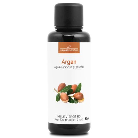 Argan du Maroc - Huile Végétale Vierge BIO - Flacon en verre