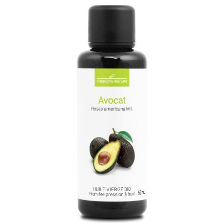 Avocat - Huile Végétale Vierge BIO - Flacon en verre