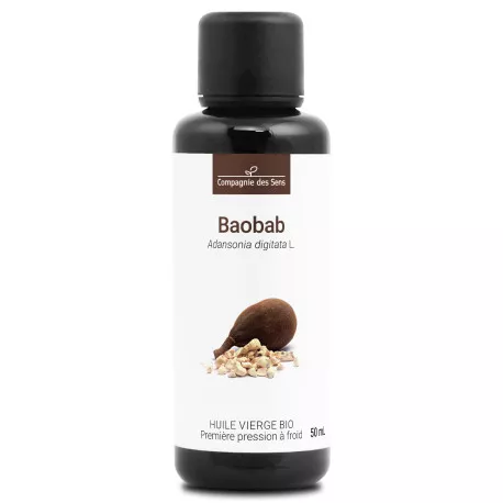 Baobab - Huile Végétale Vierge BIO - Flacon en verre