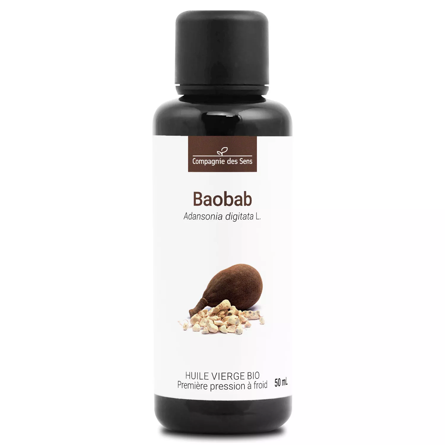 Baobab - Huile Végétale Vierge BIO - Flacon en verre