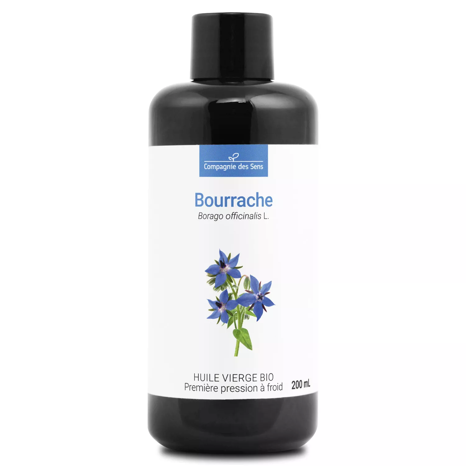 Bourrache - Huile Végétale Vierge BIO - Flacon en verre