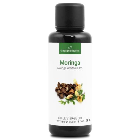 Moringa - Huile Végétale Vierge BIO - Flacon en verre