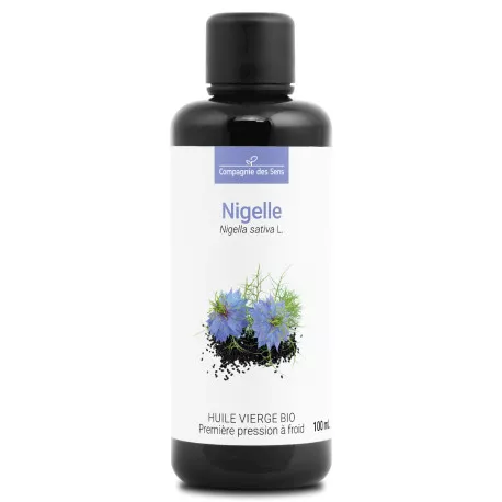 Nigelle - Huile Végétale Vierge BIO - Flacon en verre