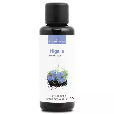 Nigelle - Huile Végétale Vierge BIO - Flacon en verre