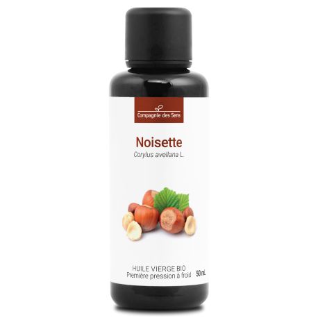 Noisette - Huile Végétale Vierge BIO - Flacon en verre