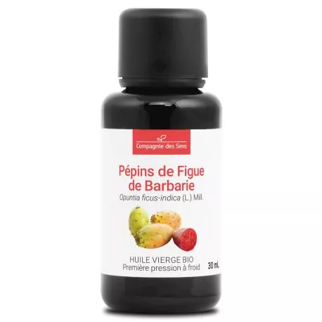 Pépins de Figue de Barbarie du Maroc - Huile Végétale Vierge BIO - Flacon en verre