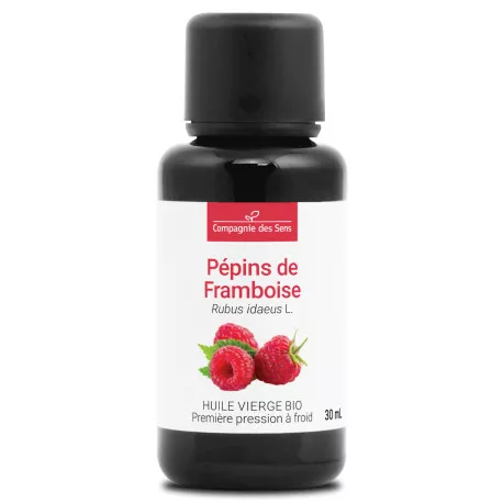 Pépins de Framboise - Huile Végétale Vierge BIO - Flacon en verre