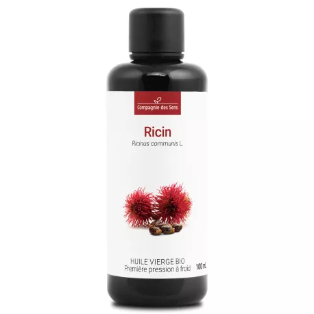 Ricin - Huile Végétale Vierge BIO - Flacon en verre