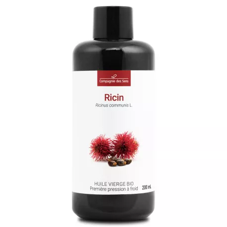 Ricin - Huile Végétale Vierge BIO - Flacon en verre