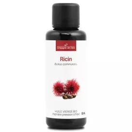 Ricin - Huile Végétale Vierge BIO - Flacon en verre