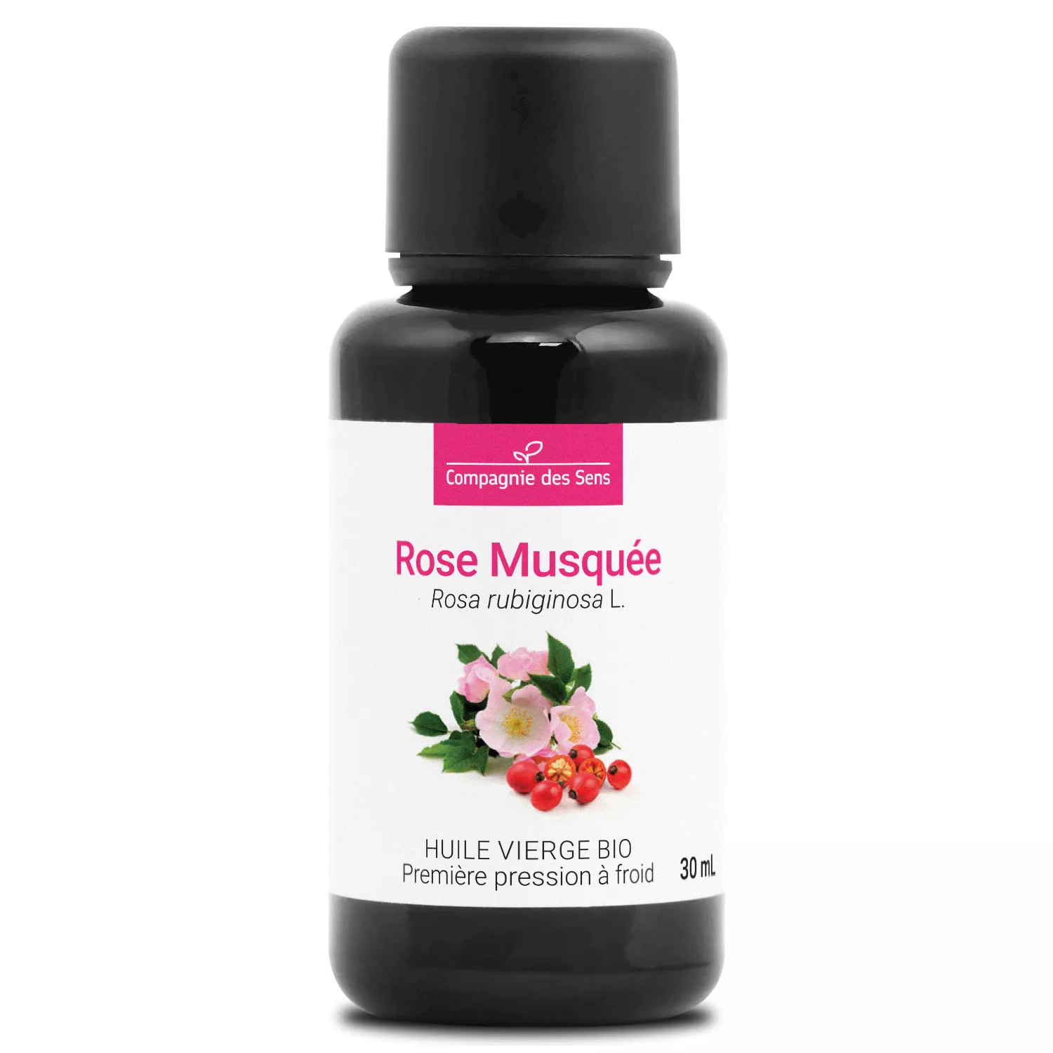 Rose Musquée du Chili - Huile Végétale Vierge BIO - Flacon en verre
