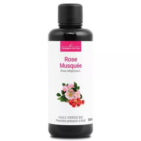 Rose Musquée du Chili - Huile Végétale Vierge BIO - Flacon en verre