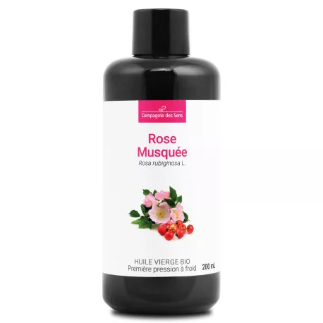 Rose Musquée du Chili - Huile Végétale Vierge BIO - Flacon en verre