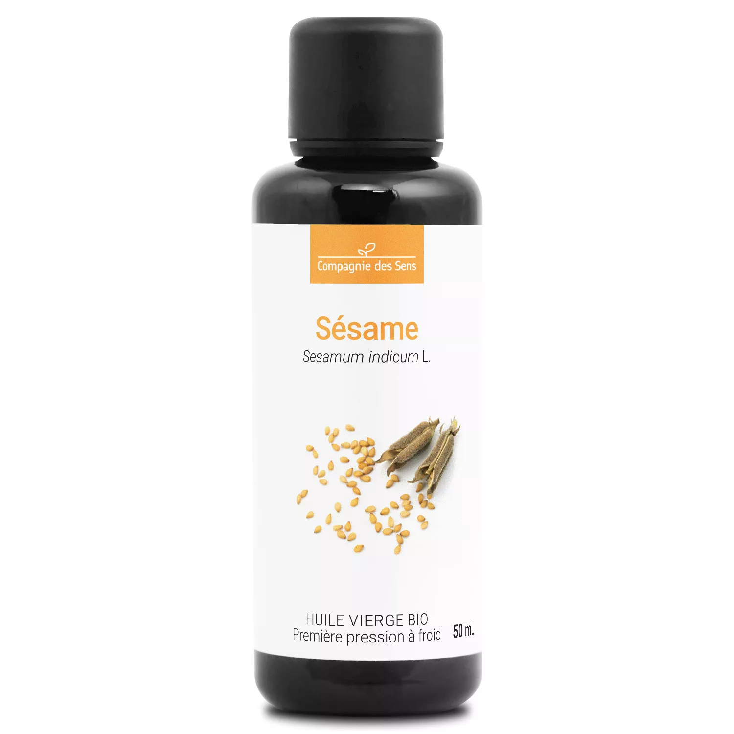 Sésame - Huile Végétale Vierge BIO - Flacon en verre