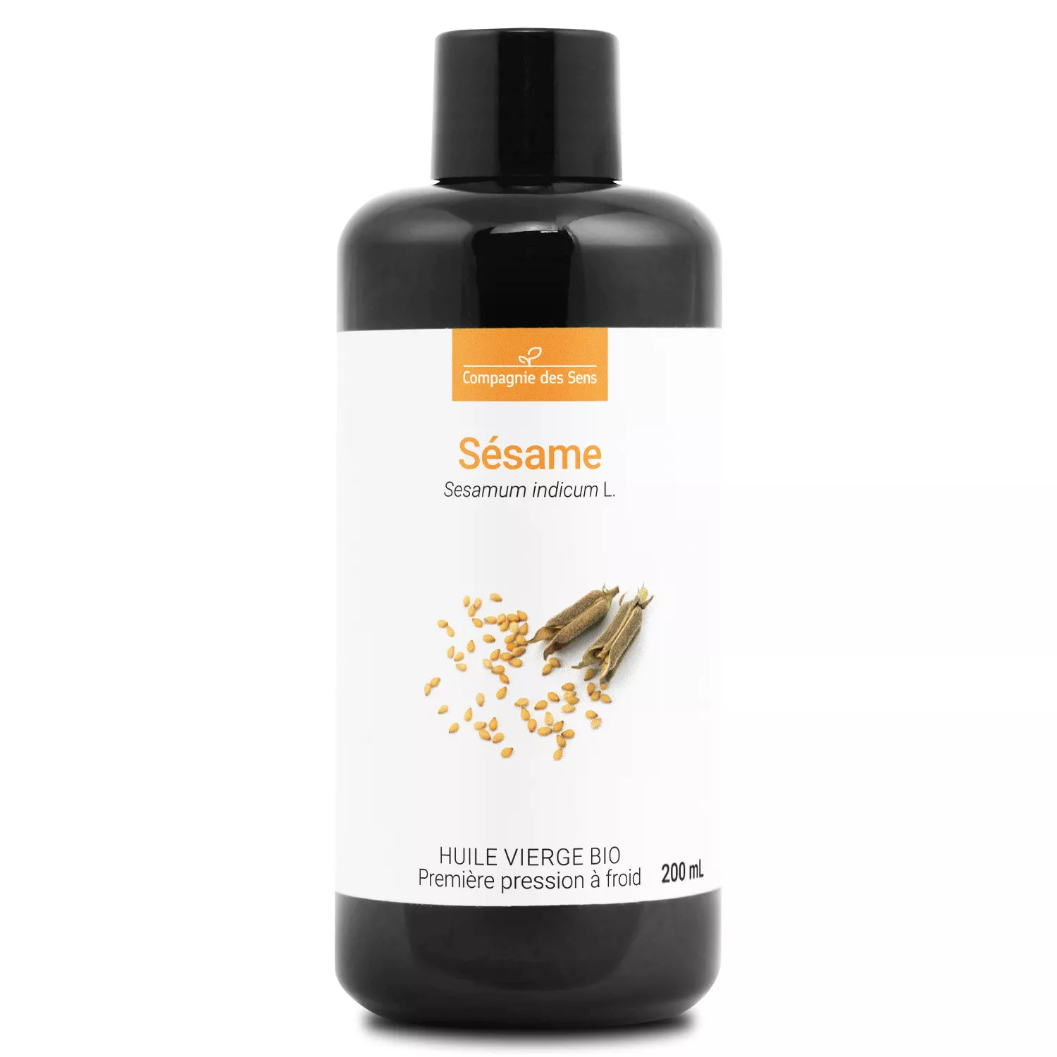 Sésame - Huile Végétale Vierge BIO - Flacon en verre