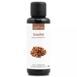 Souchet - Huile Végétale Vierge BIO - Flacon en verre