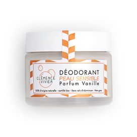 Déodorant crème peau sensible vanille 