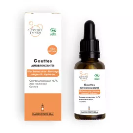 Gouttes autobronzantes hâle intense