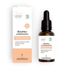 Gouttes autobronzantes hâle léger 