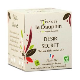 Thé noir cerise litchi bio en sachets 