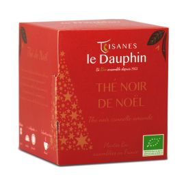 Thé noir de noël bio en sachets 