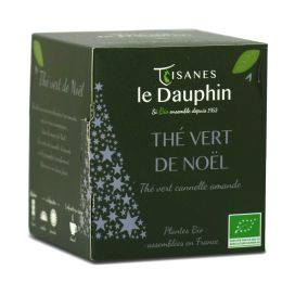 Thé vert de noël bio en sachets 