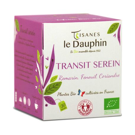 Tisane Transit serein BIO en sachets - Le Dauphin